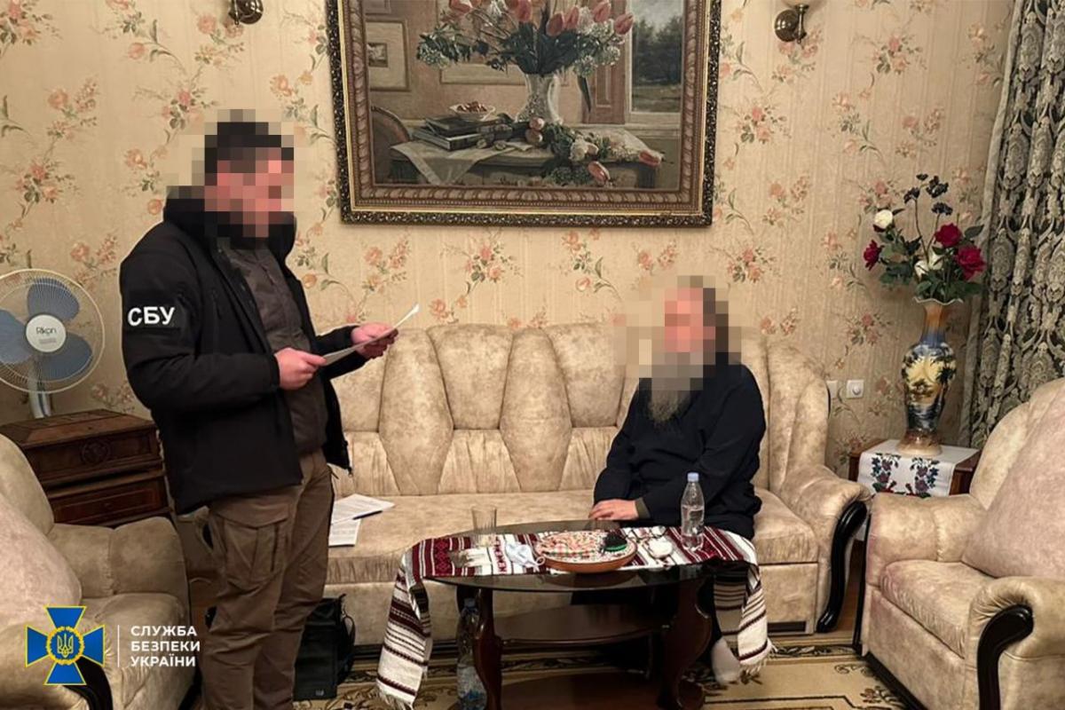 СБУ повідомила про нові підозри митрополиту Іонафану / фото СБУ