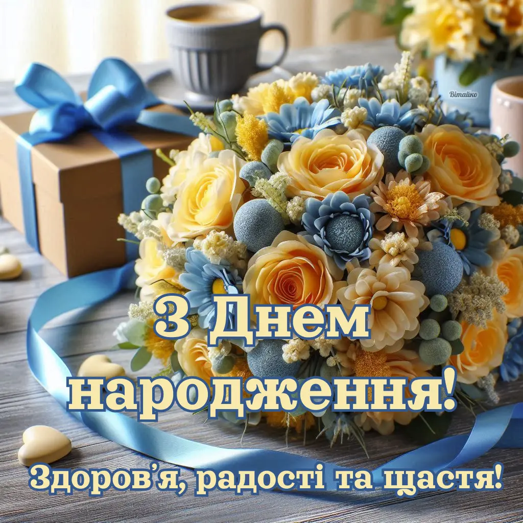 привітання з днем народження своїми словами