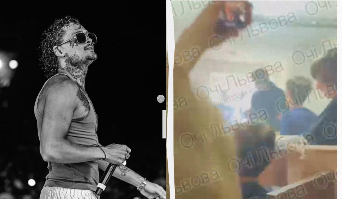 У Львові школярі слухали Моргенштерна / Колаж УНІАН, скриншот, фото скріншот Instagram