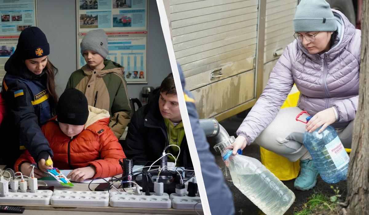 В області оголосили надзвичайну ситуацію через удари РФ / колаж УНІАН, фото ДСНС