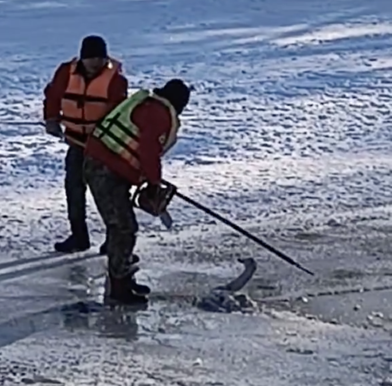 Скріншот з відео рятувально-водолазної служби 