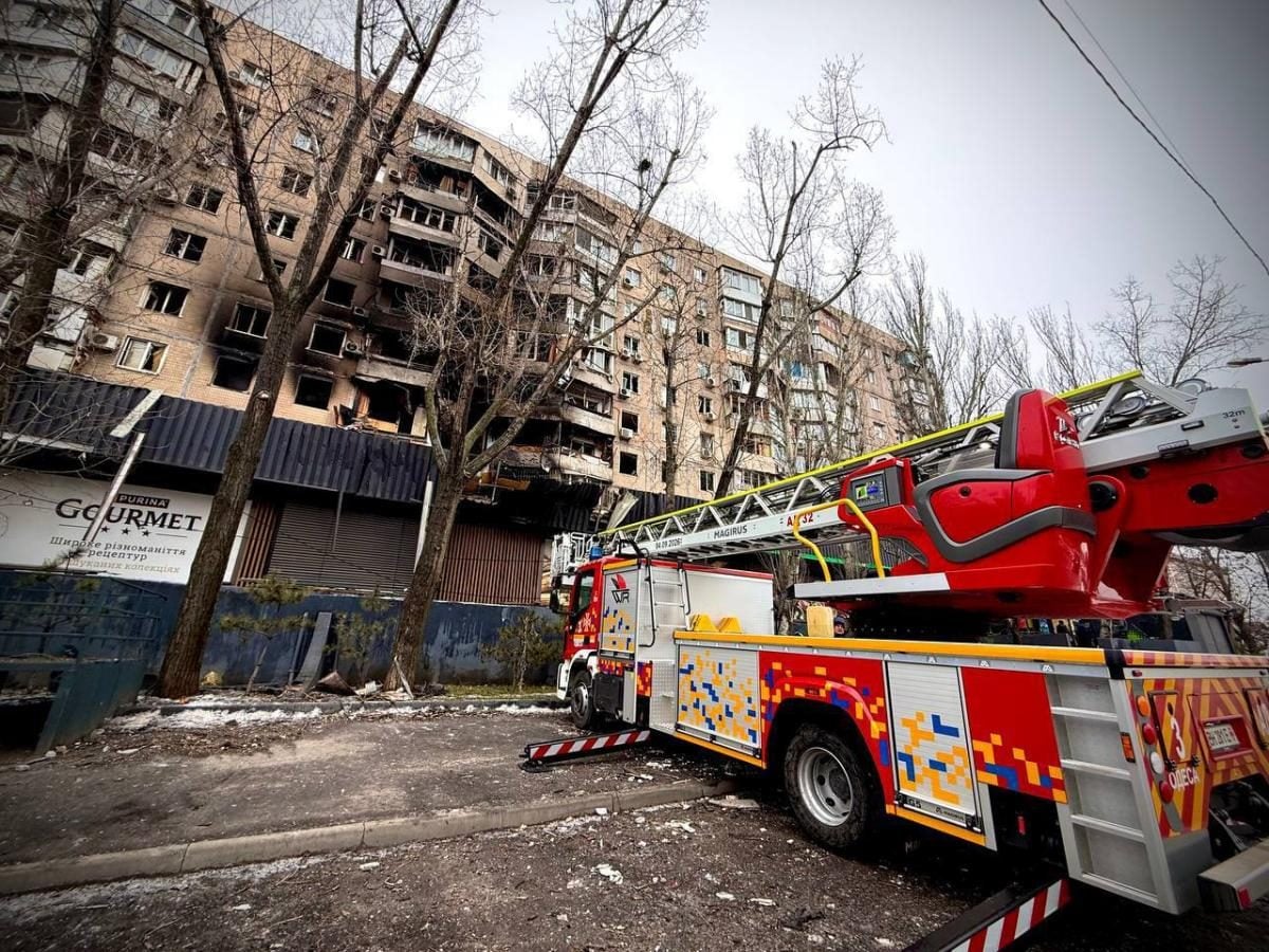 Фото Наслідки удару по Одесі 27 січня 2026